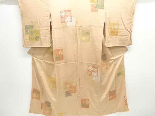 Japanese Kimono / Chirimen Kinsha Silk